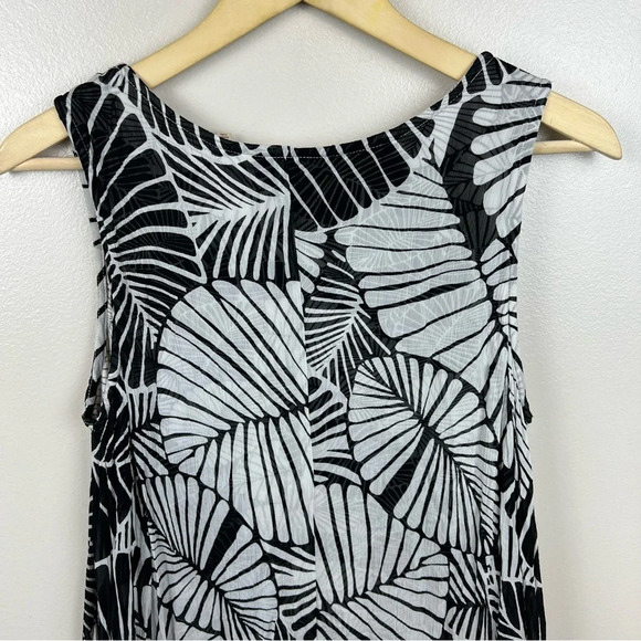 Soft Surroundings Miami Beach Maxi Dress Size Small Tropical Vacation Crinkle - Picture 8 of 10